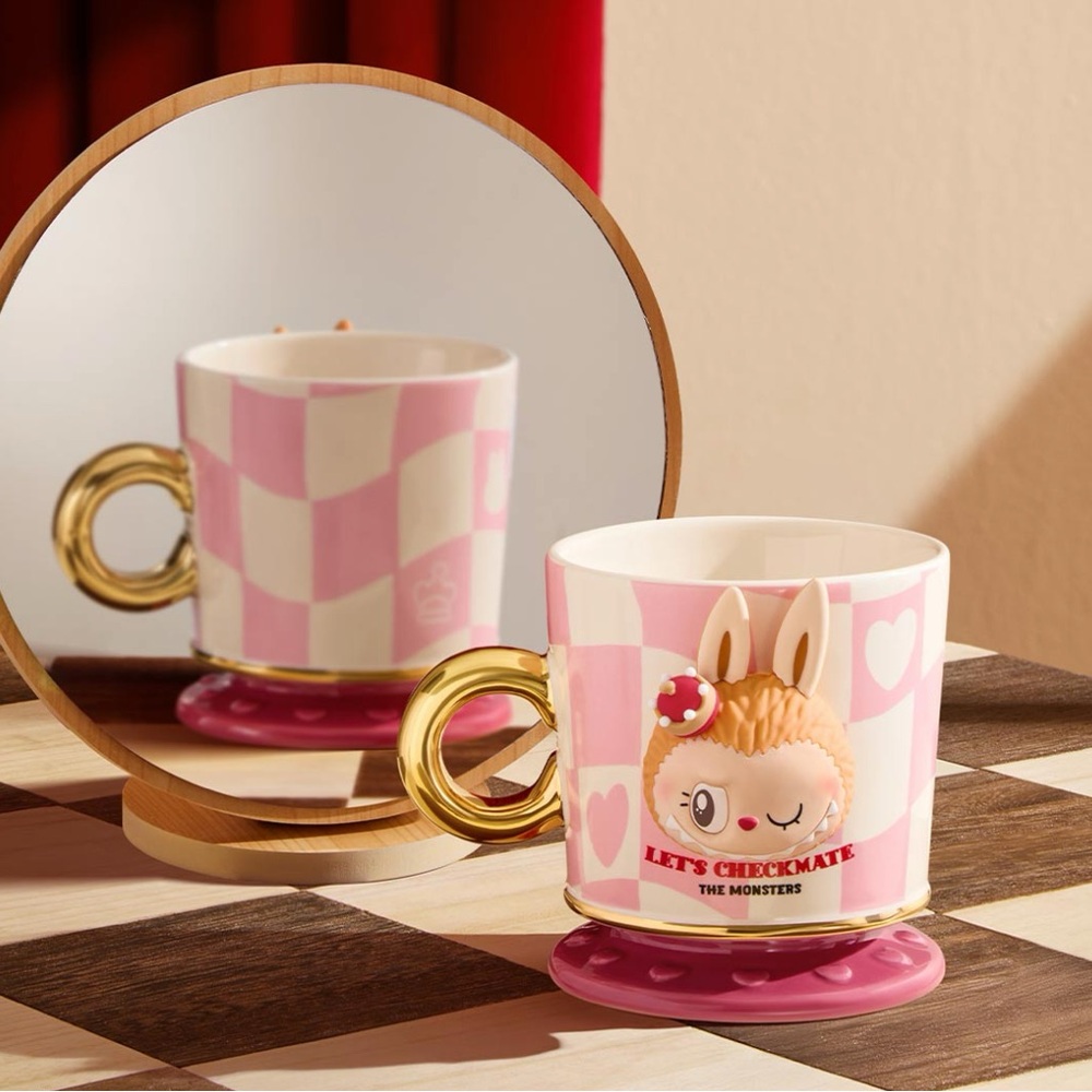 Let’s Checkmate Mug~Pink